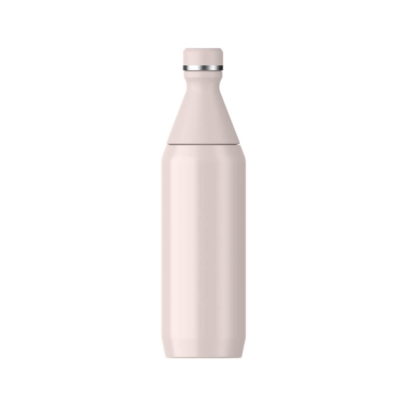 Stanley 1913 All Day Slim Gourde Isotherme 0.6L - Froid Pendant 6 Heures - Glacé Pendant 11 Heures - Acier Inoxydable Recyclé Sans BPA - Étanche - Bouteille D'Eau Compacte - Rose Quartz - 8