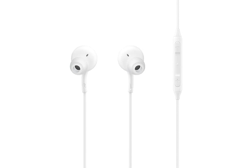 Samsung EO-IC100 In-Ear Headphones with USB Type-C and Low-Tangle Fabric Cable - Sound by AKG - White - 4