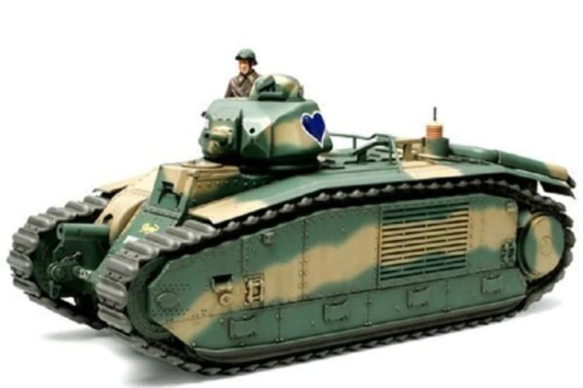 Tamiya, 1:35 WWII French battle tank B1 (1), 300035282 - 1