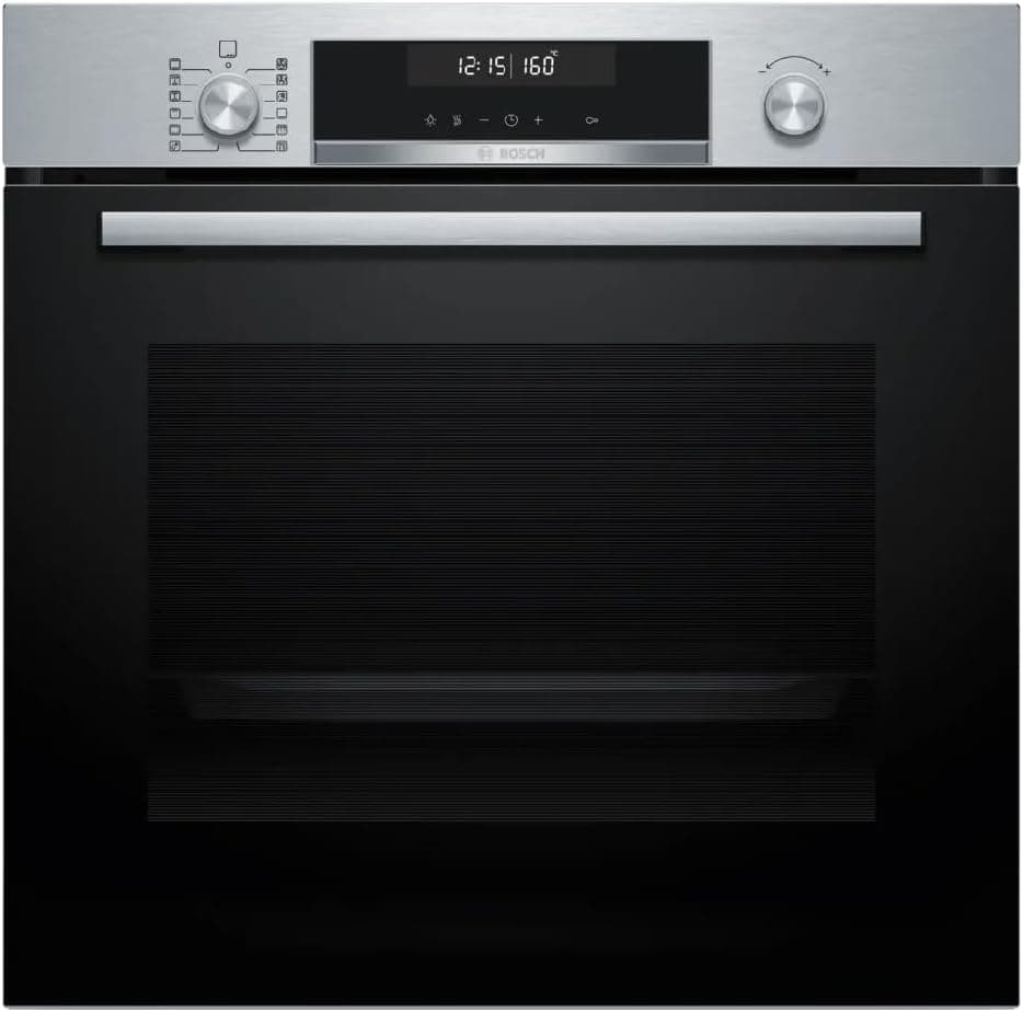Bosch - Pyrolytic multifunction oven, 6 series, width 60 cm, AirFry, 3D Hotair, steel, HBG578ES3