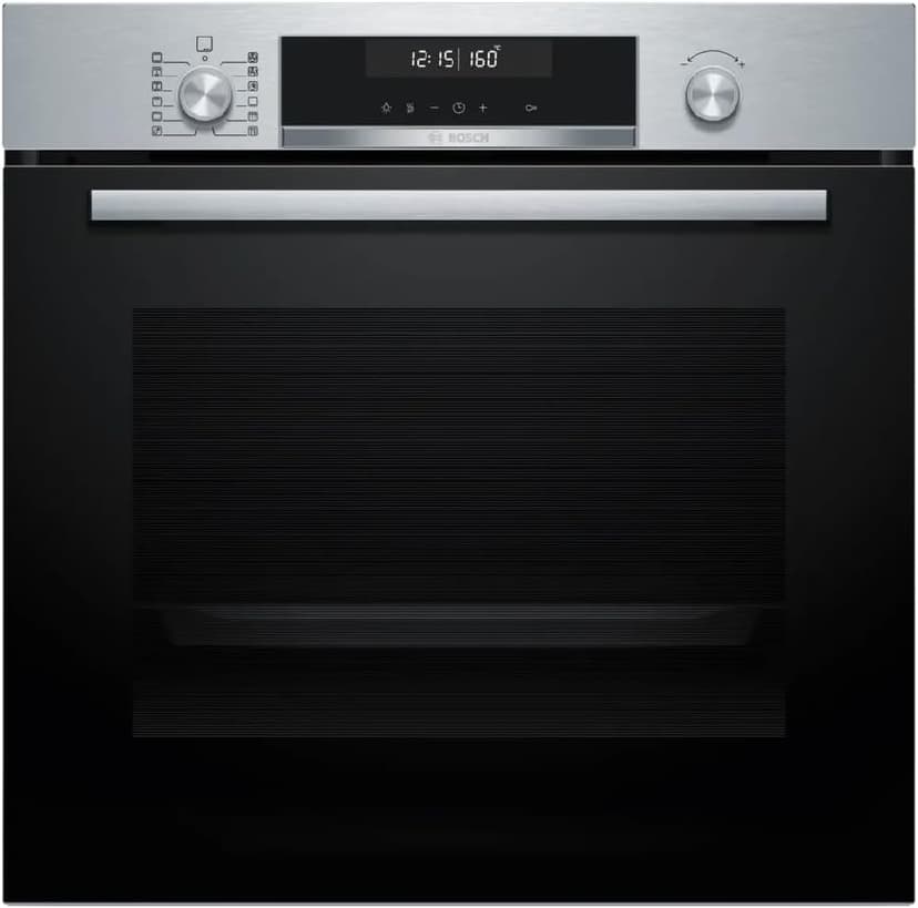 Bosch - Pyrolytic multifunction oven, 6 series, width 60 cm, AirFry, 3D Hotair, steel, HBG578ES3 - 1