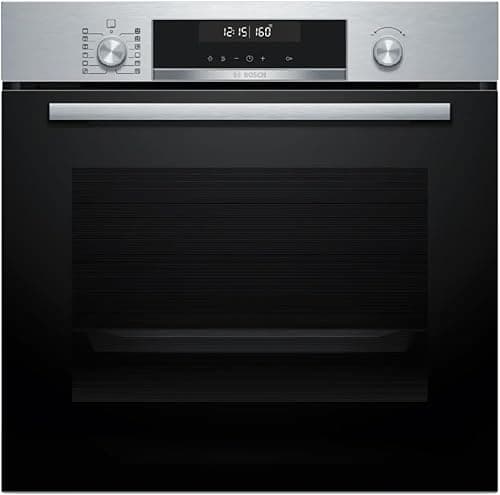 Bosch - Pyrolytic multifunction oven, 6 series, width 60 cm, AirFry, 3D Hotair, steel, HBG578ES3