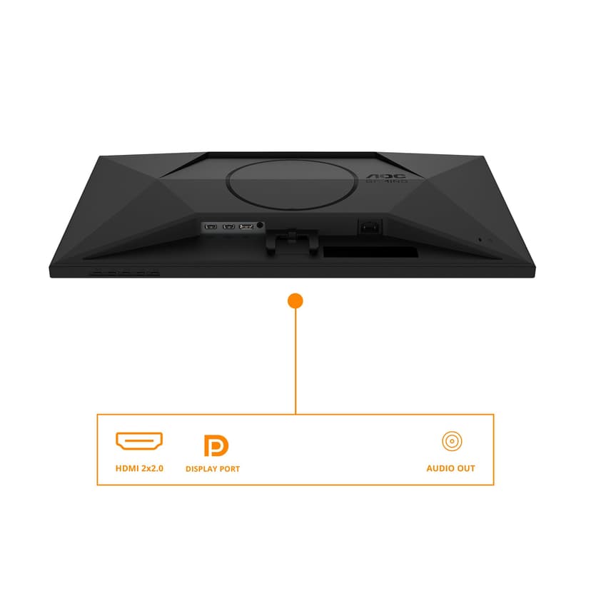 AOC 27G4XED 27 inch FHD Gaming Monitor 180Hz, Fast IPS Panel, 0.5ms MPRT, Adaptive Sync, HDR10, G-Sync Compatible, Speakers, (1920x1080 HDMI 2x 2.0 DP 1x 1.4) Black - 4