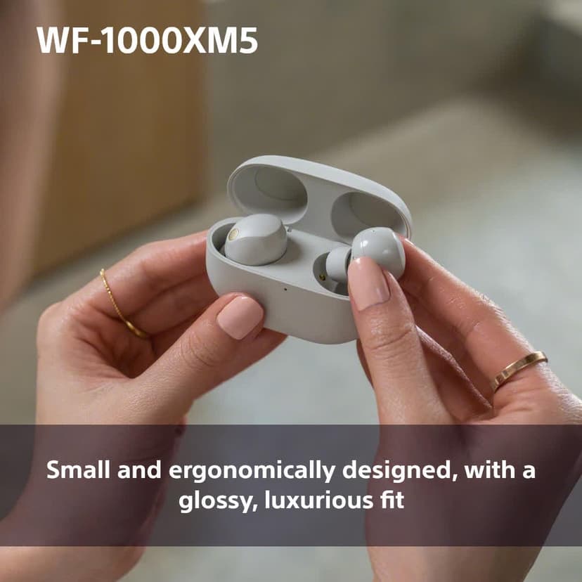 Sony WF-1000XM5 Wireless Noise Cancelling Earbuds, Bluetooth, In-ear Headphones, Mic, Up to 24 Hours Battery Life, Quick Charge, IPX4, iOS & Android Compatible - Black - 7