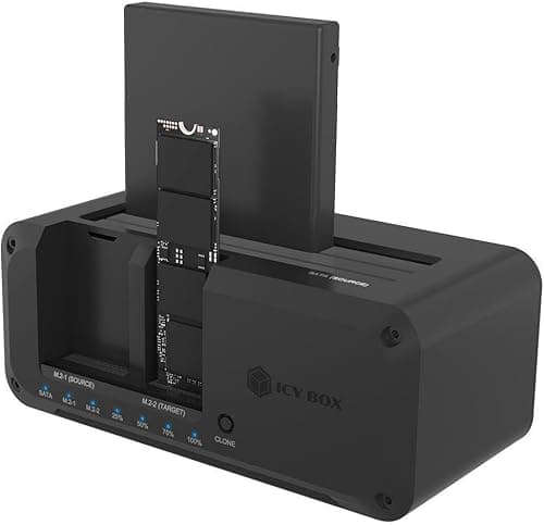 ICY Box Station d'accueil HDD/M.2 NVMe SSD USB 3.2 Gen 2 …