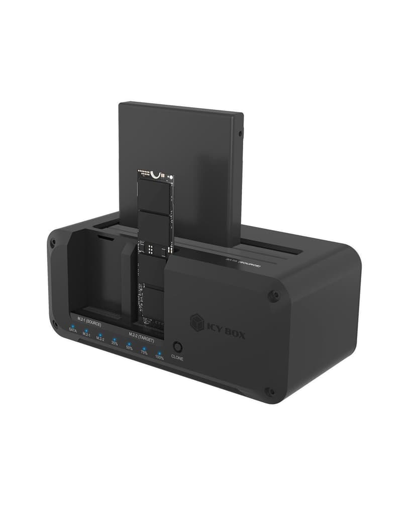 ICY Box Station d'accueil HDD/M.2 NVMe SSD USB 3.2 Gen 2 … - 1