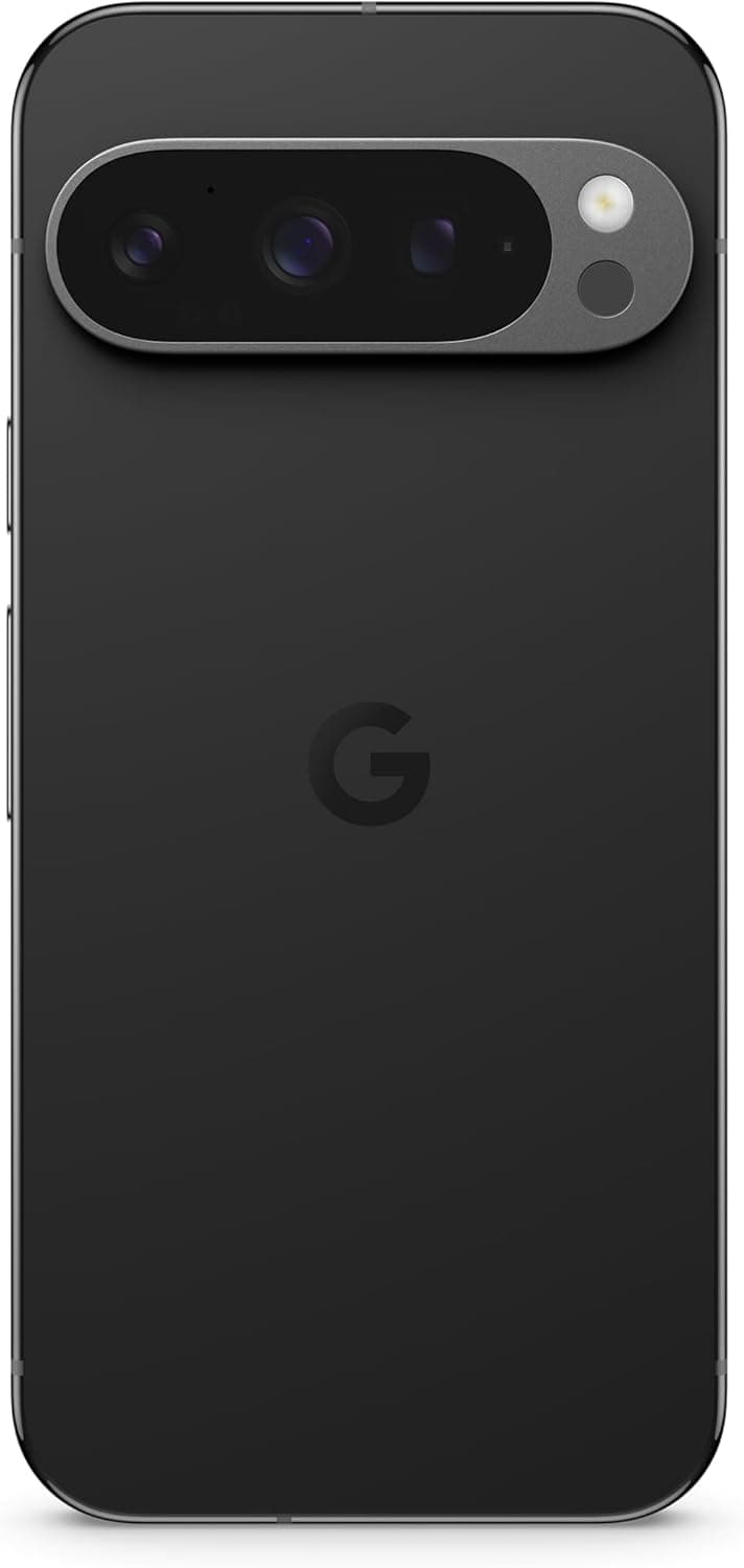 Google Pixel 9 Pro - Smartphone Android Desbloqueado con Gemini, Sistema de cámara Trasera Triple, batería con una autonomía de 24 Horas y Pantalla Super Actua de 6,3" - Obsidiana, 128