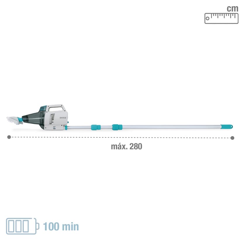 Intex Manual Pool Vacuum With Rechargeable Battery One Size - 7