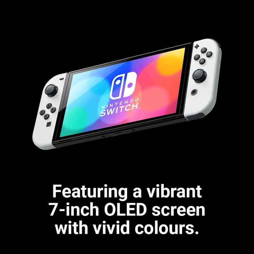 Nintendo Switch (OLED) console de jeux portables 17,8 cm (7") 64 Go Écran tactile Wifi Blanc - 2