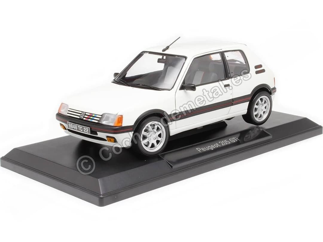 Peugeot 205 GTI 1.9 1989 Meije White 1:18