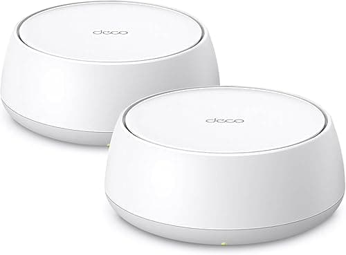 TP-Link Deco BE25(2-Pack) WiFi 7 Mesh BE3600 Bi-Bande, Port Ethernet 2,5G, Opération Multi-Liaison(MLO), Itinérance Transparente, Contrôle Parental, Compatible avec Toutes Les Box Fibre, WPA3