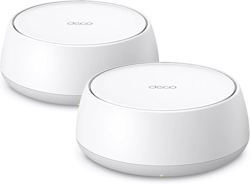 TP-Link Deco BE25(2-Pack) WiFi 7 Mesh BE3600 Bi-Bande, Port Ethernet 2,5G, Opération Multi-Liaison(MLO), Itinérance Transparente, Contrôle Parental, Compatible avec Toutes Les Box Fibre, WPA3 - 1