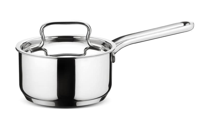 Lagostina Sfiziosa Batterie de Cuisine en Acier Inox 18/10, Casseroles Induction, Gaz et Four, 10 Pièces, Fond Lagoseal Plus, Set avec 3 Faitouts, 1 Marmite, 1 Casserole, 1 Pot à Lait, 4 Couvercles - 3
