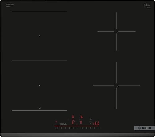 Bosch PVS63KHC1E, Plaque de cuisson induction, Série 6, 4 foyers, 60 cm, Noir sans cadre