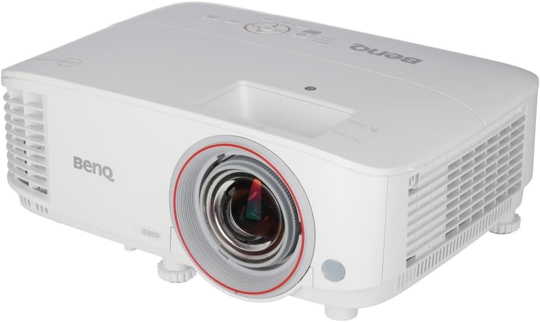 BenQ TH671ST 1080p 3000 Lumens DLP Home Entertainment Projector, Low Input Lag for Smoother Video Gaming, Ambient Light Sensor, Superior Short Throw 100”, 5W Stereo Speaker, Wireless, 3D, HDMI
