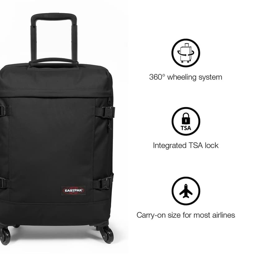 EASTPAK TRANS4 S Valise, 54 x 35 x 23 cm, 44 L - Black Denim (Gris) - 6