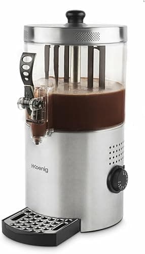 H.Koenig Distributeur à Chocolat Chaud Acier inoxydable S…