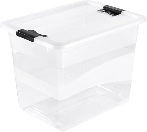 keeeper Boîte de Rangement avec Couvercle et Système de F…