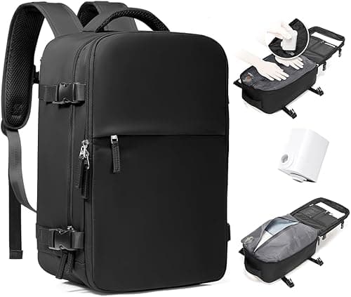 BJLFS Vacuum Backpack Travel Bag With Pump Ryanair Cabin …