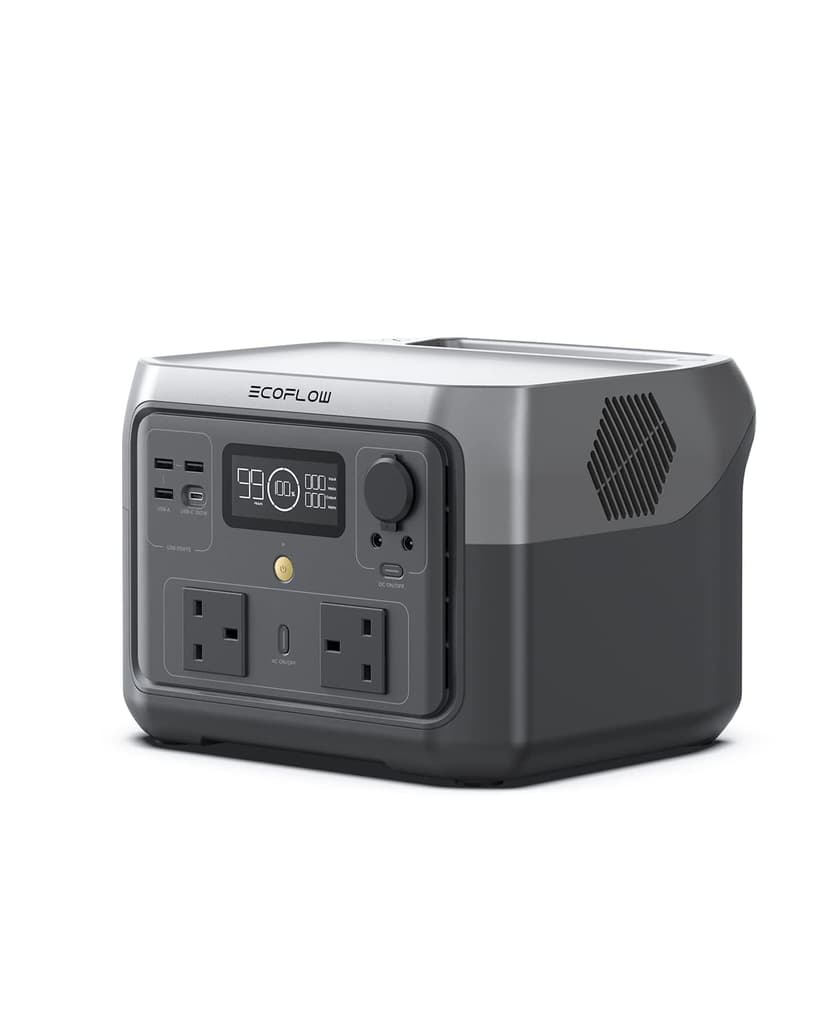 ECOFLOW Portable Power Station RIVER 2 MAX, 512Wh LiFeP04 Battery/ 1 Hour Fast Charging, Up To 1000W Output, Solar Generator (Panel Not Inc.) for Outdoor Camping/RVs/Home Use - 1
