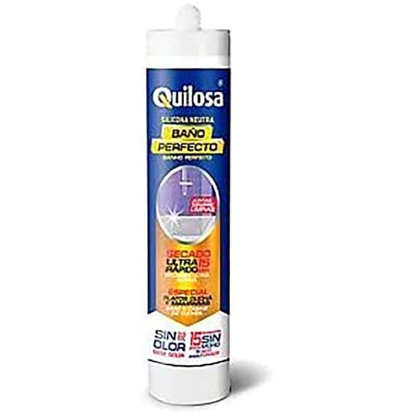 Mastic silicone sanitaire neutre - bain parfait désignation cartouche de 280 mlcouleur translucide - 1