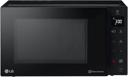 LG MH7235GPS Smart Inverter Microwave Oven with Quartz Grill, 32 Litre, 1200 W, Automatic Programs, 5 Power Levels, Crispy Microwave Plate Included - Smoke Black