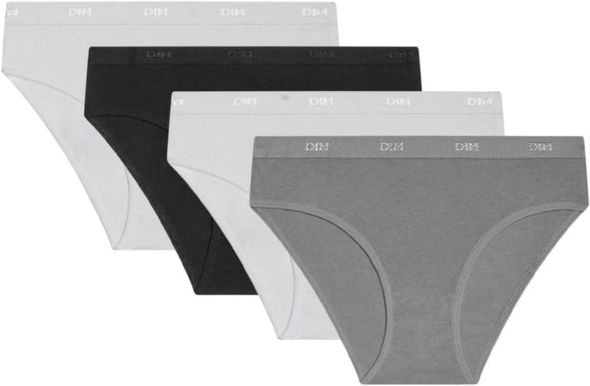 DIM Girl - Les Pockets EcoDIM Cotton x4 | Ultra Soft & Stretch | Fun Designs | Everyday Comfort - 1