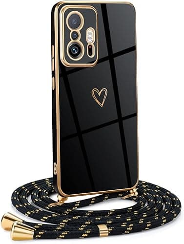 Mkej Coque pour Xiaomi 11T Pro 5G avec Cordon de Collier,…