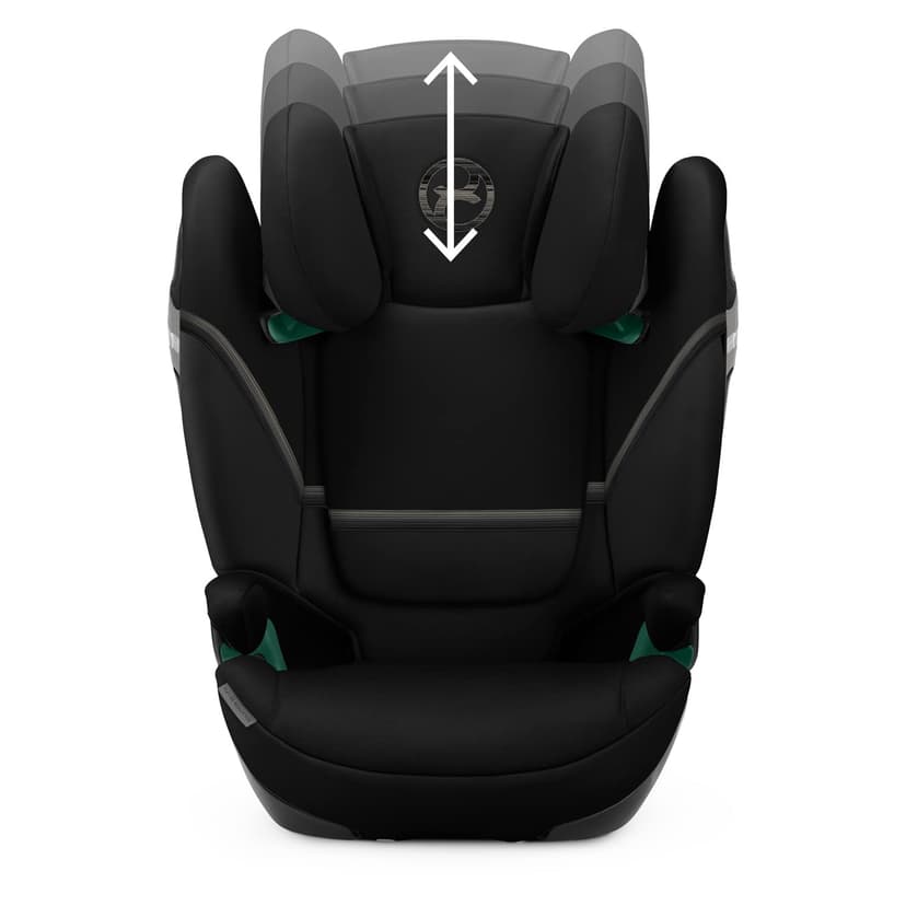 CYBEX Gold Siège Auto Solution S2 i-Fix, Pour les Voitures Avec et Sans ISOFIX, 100 - 150 cm, De 3 à 12 ans Environ (15 - 50 Kg), Moon Black - 4
