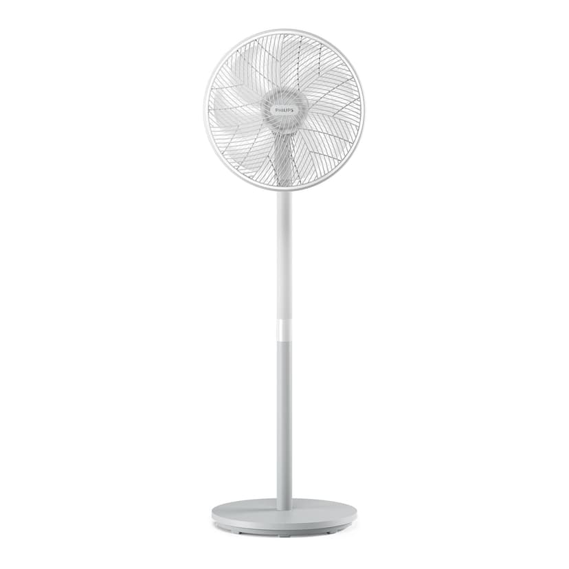 Philips Pedestal Fan Series 2000. Powerful & Ultra-Quiet with SilentWings Technology. 19 dB. 2-in-1 Table & Standing Fan. Adjustable Tilt & Oscillation. 12h timer. White. (CX2550/00) - 1