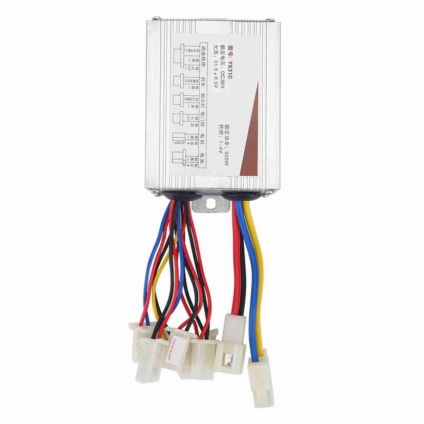 36V 500W Motor Brushed Controller Box for Electric Scooter E bike - 1