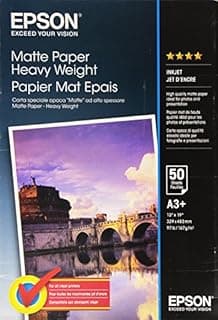 Epson Papier Mat à Fort Grammage 329 x 483 mm, papier A3