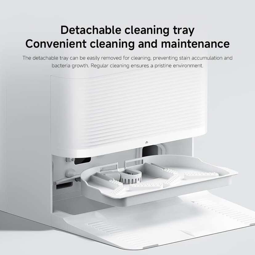 XIAOMI Robot Vacuum X20 Pro – Smart 2-in-1 Vacuum & Mop with Auto-Empty Dock, AI Obstacle Avoidance, 8000Pa Suction, LDS Laser Navigation, App & Voice Control, UK Version – White - 5