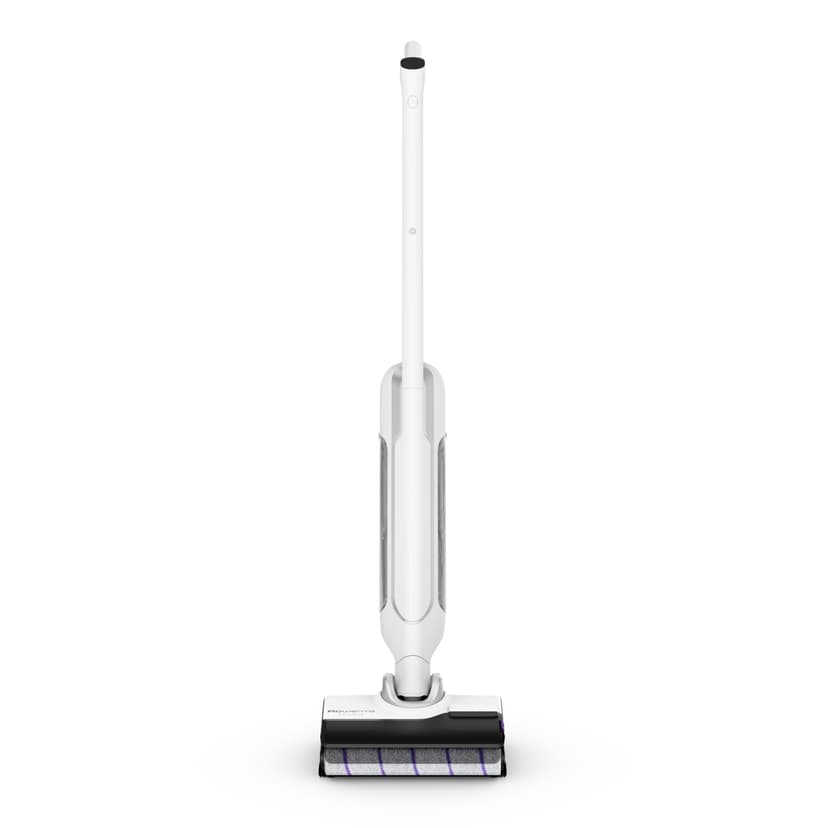 Rowenta X-Clean 10, Aspirateur Laveur sans Fil, Inclinable 180°, Auto-Nettoyage et séchage 65°C, 60min, pour tâches tenaces, Poils d’Animaux YY5785FE, Blanc - 4