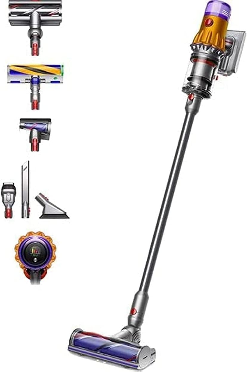 Dyson V12 Detect Slim Absolute Vacuum (Yellow & Nickel) - 1