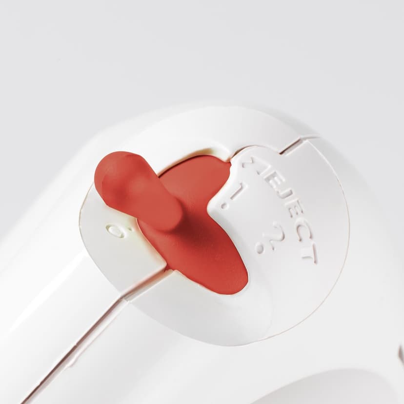Moulinex Easymax, Batteur électrique, 200 W, 2 vitesses, 2 jeux de fouets inclus, Ergonomique, Compact, Blanc ABM11A30 - 5