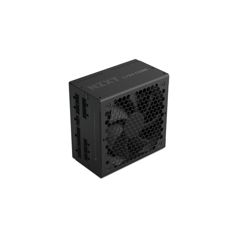 NZXT C850 Gold Core - 850W ATX 3.1 Power Supply - 80 PLUS Gold - Cybenetics Platinum - Fully Modular - PCIe 5.1 600 W 12 V-2x6 - Zero RPM Fan - 10°C Capacitors - Black - 1