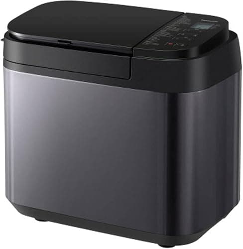 Panasonic SD-YR2540 Machine à pain, avec 32 programmes, 14 programmes automatiques, distributeur de levure, cuisson sans gluten, minuterie, gris foncé