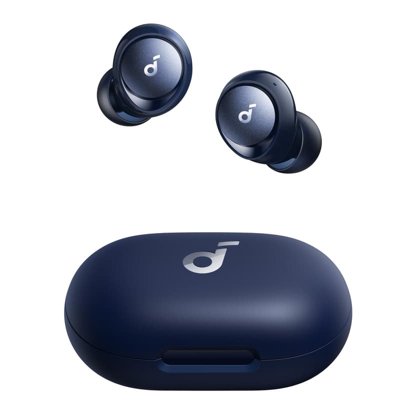 soundcore by Anker Space A40 Auto-Adjustable Active Noise Cancelling Wireless Earbuds, Reduce Noise by Up to 98%, 50H Playtime, Hi-Res Sound, Comfortable Fit, App Customization, Wireless Charge - 1