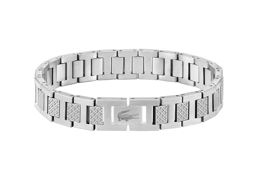 Lacoste Bracelet à Maillons pour Homme Collection METROPO…