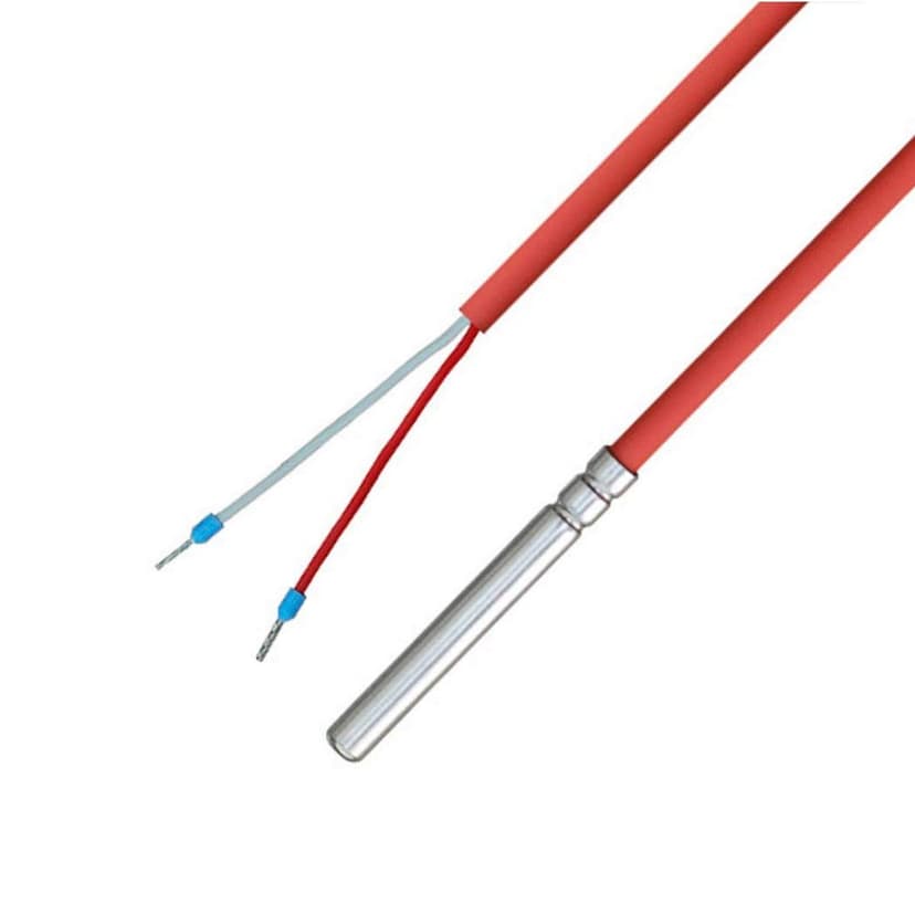 iOVEO 036HS03202 - PT500 - Temperatur probe, cable sensor, temperature sensor, solar sensor with silicone cable up to 200 °C, 3 meters - 1