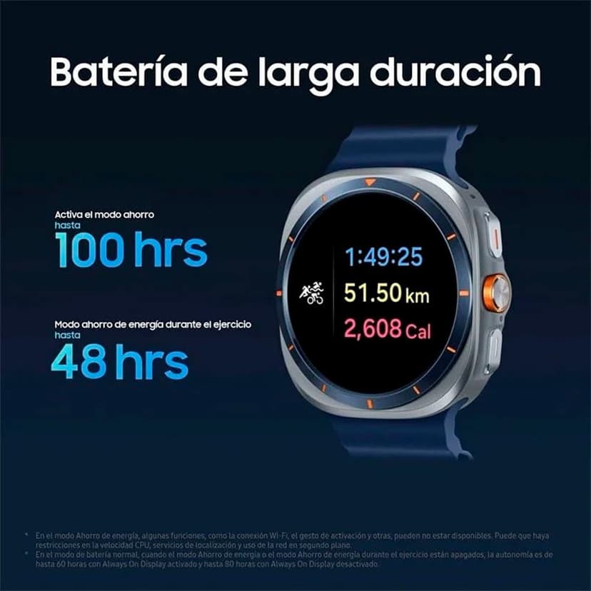 Samsung Galaxy LTE (2025) Ultra Smart Watch, taille du boîtier 47 mm, argent - 5