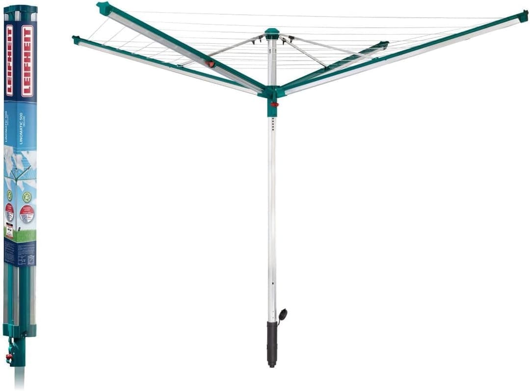 Leifheit Séchoir parapluie Linomatic 500 Deluxe, étendoir…