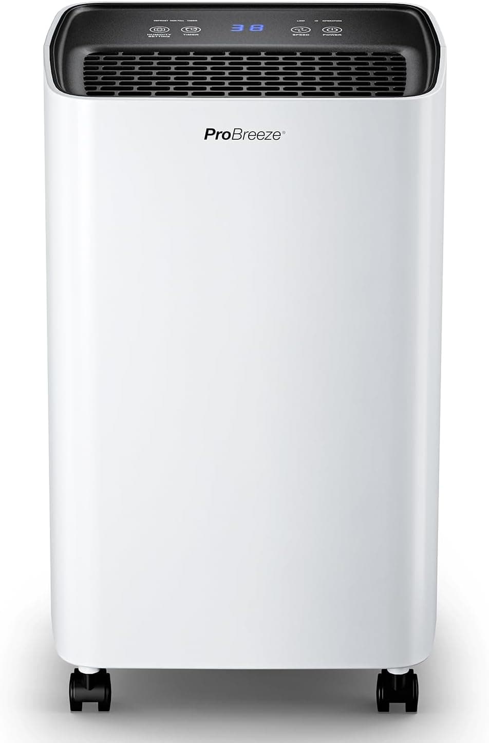 Pro Breeze 30L/Day Dehumidifier - Smart Compressor Dehumidifier with App, Wi-Fi, Continuous Drainage, 4L Water Tank, 24h Timer & Child Lock- Mould Remover & Moisture Absorber for Home & Bathroom