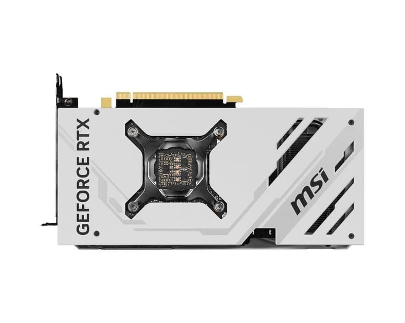 MSI GeForce RTX 4070 Super 12G Ventus 2X White OC Carte Graphique pour Le Jeu - 12 Go GDDR6X (21Gbps / 192 Bits), PCIe 4.0-2 x Ventilateurs TORX 4.0 - HDMI 2.1a, DisplayPort 1.4a - 4