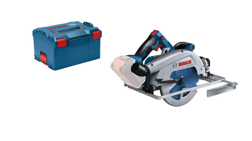 Bosch Professional 18V System BITURBO Cordless Hand-Held Circular Saw GKS 18V-68 GC (2500-5000 min-1 no-Load Speed, Compatible with Guide Rails, Without Battery/Charger, L-BOXX 238) - 1