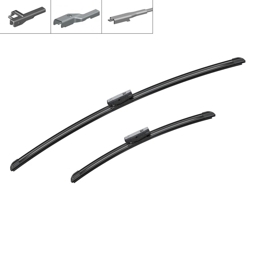 Bosch Wiper Blade Aerotwin AM468S, Length: 650mm/400mm – Set of Front Wiper Blades - Only for Left-Hand Drive (EU) - 3