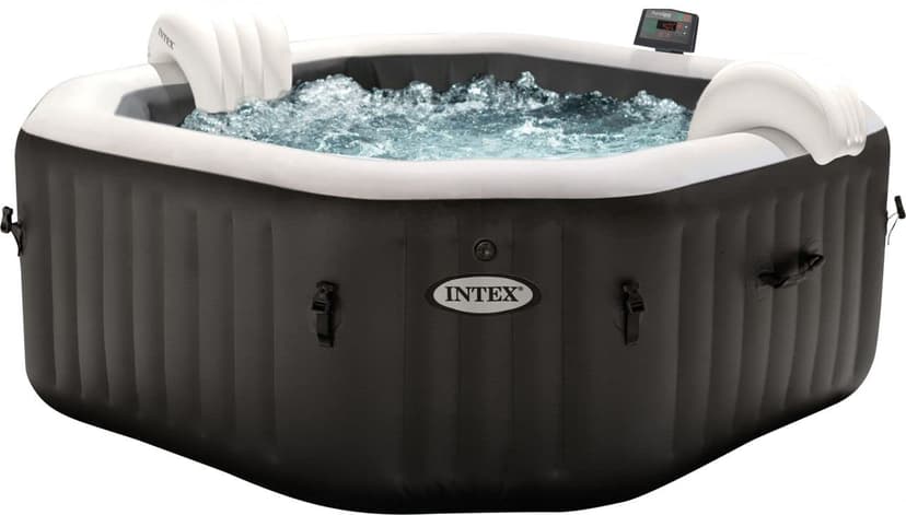 Intex Whirlpool Spa Bain à remous Bubble Massage Ø 216 x 71 cm Beige - 1