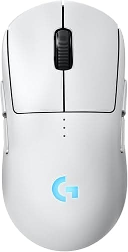 Logitech G PRO 2 LIGHTSPEED, souris de gaming sans fil, pour droitier ou gaucher, maximum de 4 boutons latéraux magnétiques personnalisables et commutables, capteur 44K DPI, recharge USB-C, PC/Mac - B