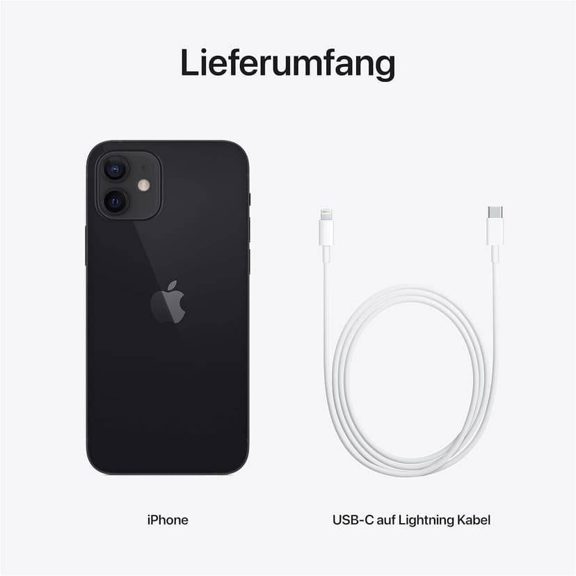 Apple iPhone 12, 64GB, Black (Renewed) - 6